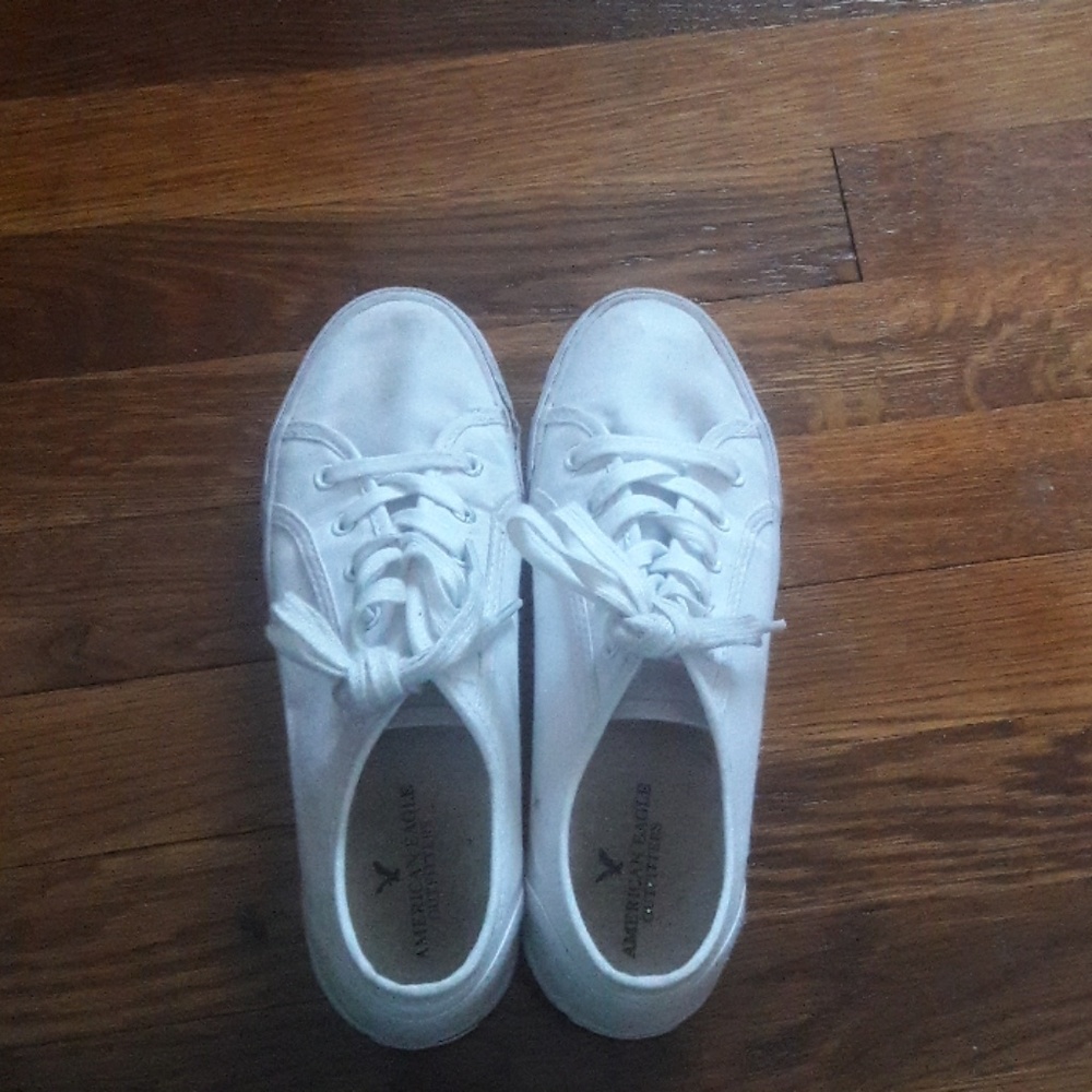 White American Eagle Shoes